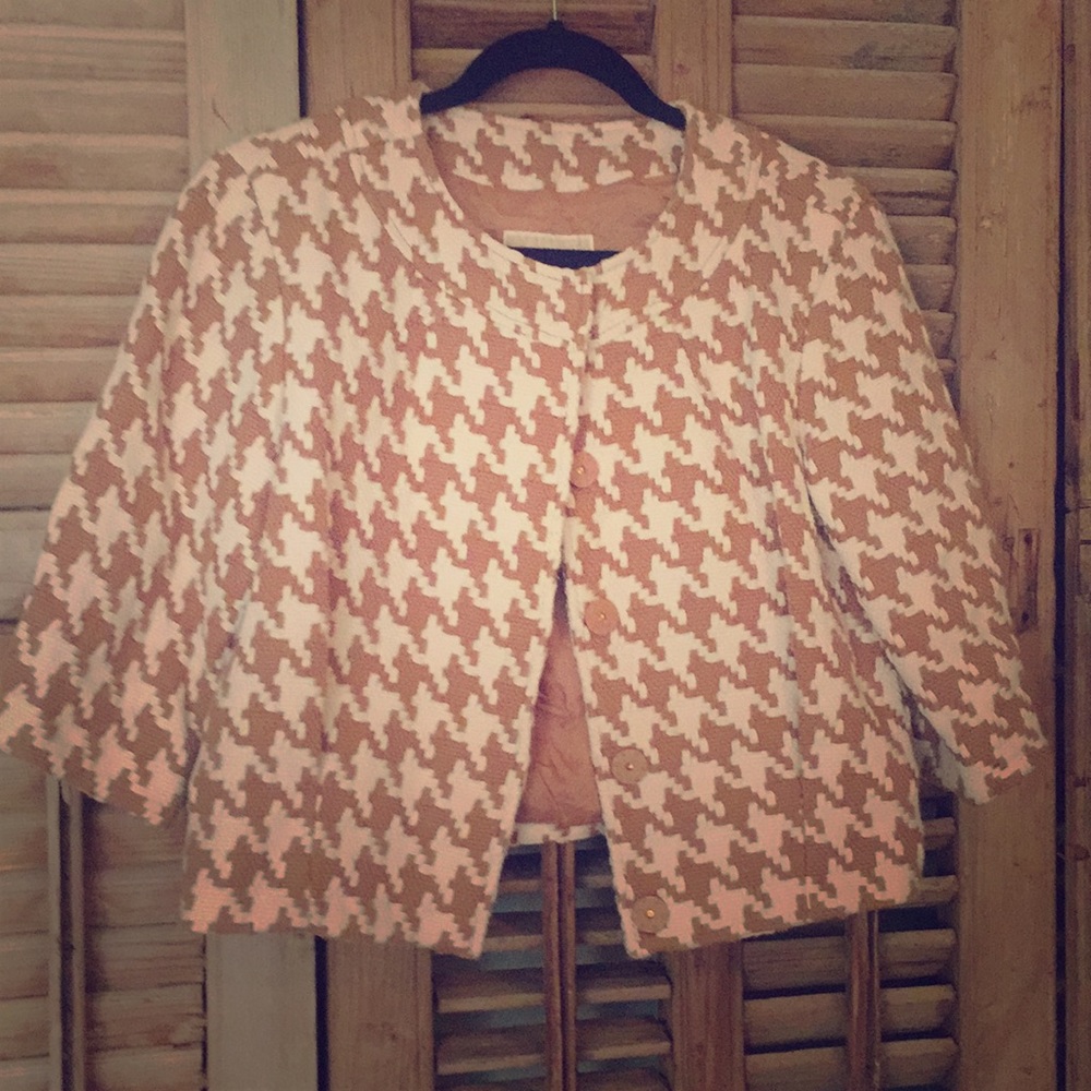 Houndstooth jacket